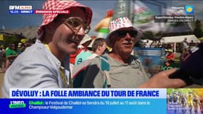 “C’est toute mon enfance”, Claude, un spectateur du Tour de France, réagit à l’arrivée des coureurs au Dévoluy 