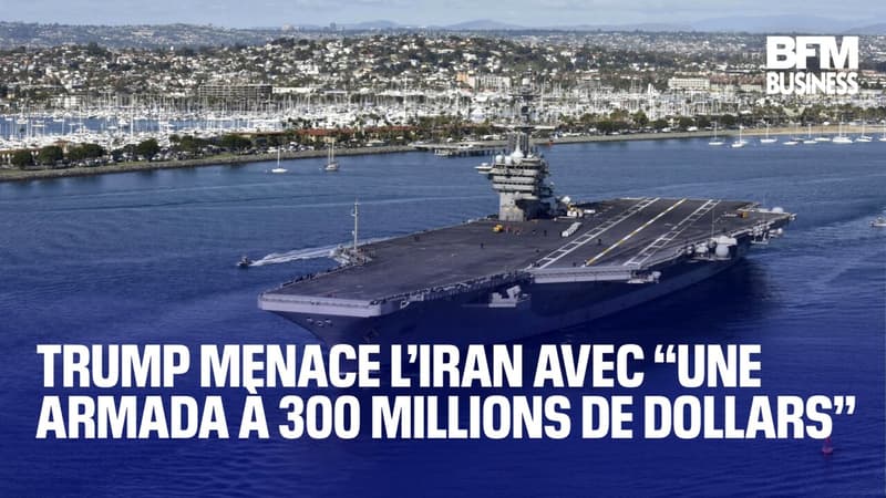 Trump menace l’Iran avec ‘‘une armada à 300 millions de dollars’’