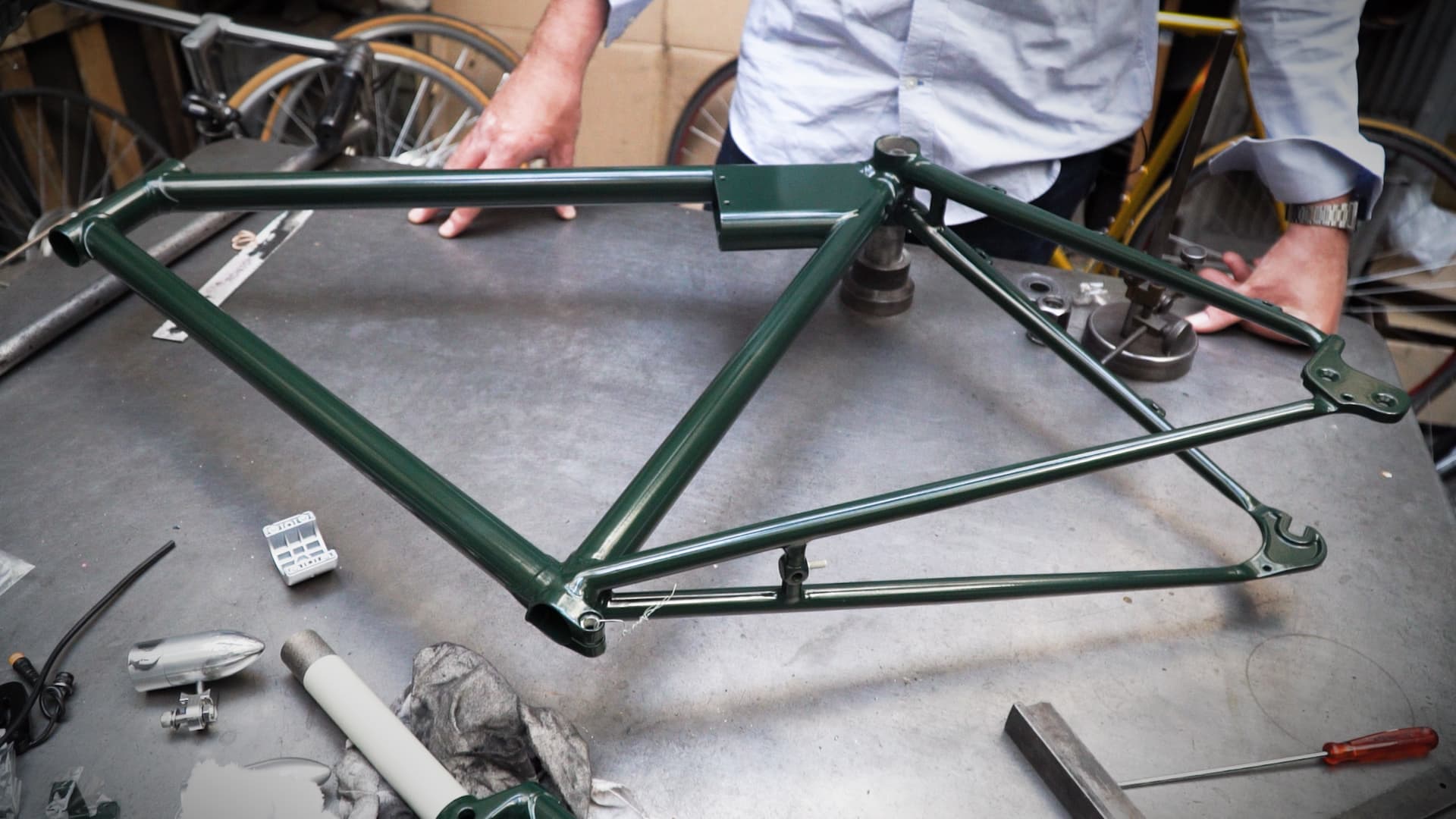Avant l'assemblage, chaque composant est vérifié, rectifié au besoin, pour que le cycle tourne comme une horloge Avant l'assemblage, chaque composant est vérifié, rectifié au besoin, pour que le cycle tourne comme une horloge