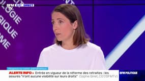 Proposition d'abrogation de la réforme des retraites: Sophie Binet "appelle solennellement Yaël Braun-Pivet à laisser les députés voter"