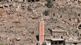 Le village de Tikht, près d'Adassil, au Maroc, le 10 septembre 2023