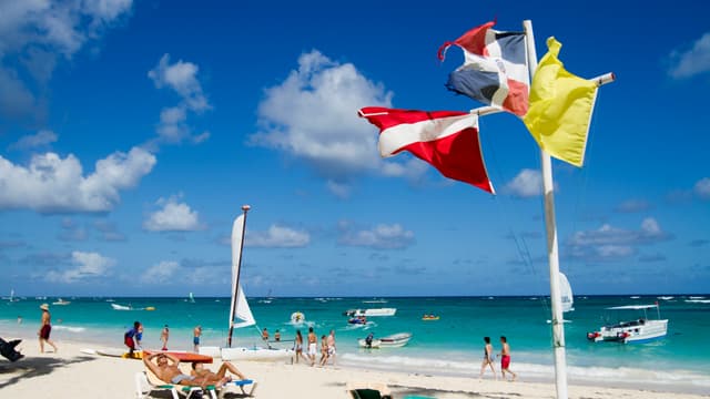 La plage de Bavaro à Punta Cana en République dominicaine.