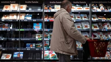 Un supermarché à Bordeaux, dans le sud-ouest de la France, le 2 décembre 2022