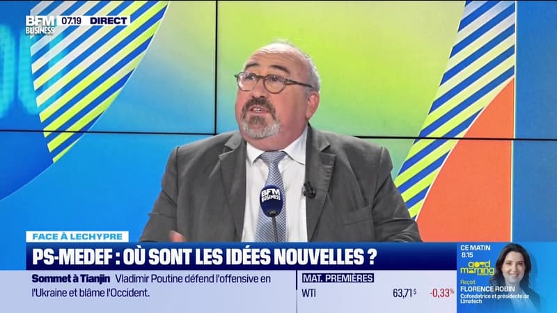 Emmanuel Lechypre face à Raphaël Legendre : PS-Medef, où sont les idées nouvelles ? - 01/09