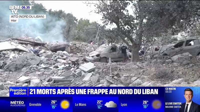 21 morts au nord du Liban après une frappe israélienne