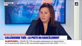 Collégienne tuée à Argenteuil: "Il faut accompagner les élèves dans la durée" estime la députée du Val d'Oise Fiona Lazaar