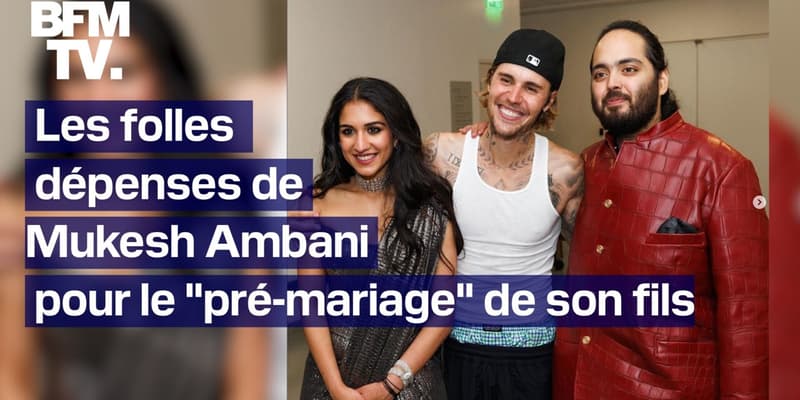 Concerts privés de Justin Bieber, Rihanna et Katy Perry… Les folles dépenses de Mukesh Ambani pour le "pré-mariage" de son fils