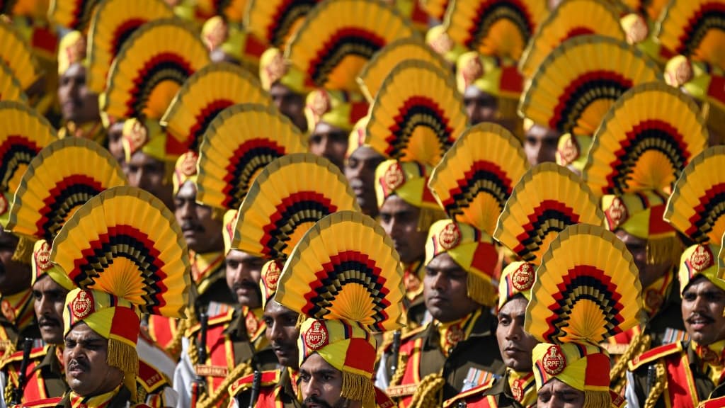 Le défilé du Jour de la République en Inde, le 26 janvier 2025