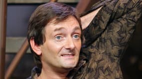 L'acteur et humoriste Pierre Palmade lors de la répétition d'un de ses spectacles en 2008 au théâtre Fontaine à Paris