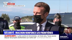 Emmanuel Macron: "Nous allons doubler les forces déployées aux frontières"