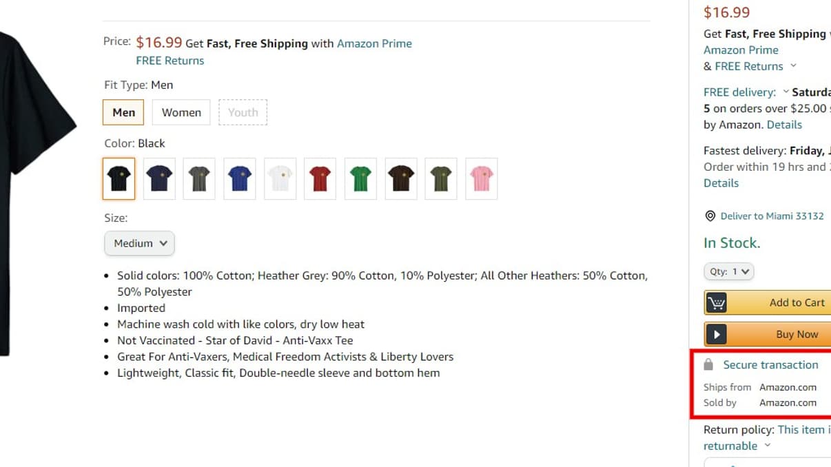 Le produit porte la mention "vendu et expédié par Amazon" Le produit porte la mention "vendu et expédié par Amazon"
