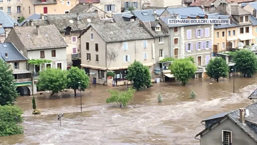 Cévennes: les impressionnantes images des dégâts liés aux orages de ces dernières heures