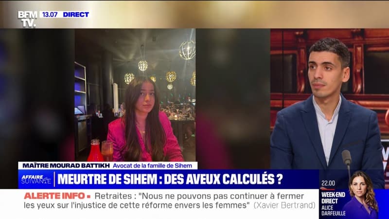 Meurtre de Sihem: pour l'avocat de la famille, il est "totalement exclu" que la jeune femme ait eu une relation amoureuse avec le suspect