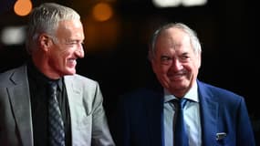 Didier Deschamps et Noël Le Graët en marge de la cérémonie du Ballon d'or 2022