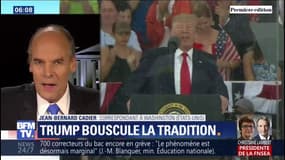 Pas de défilé pour les chars mais une parade aérienne: comment Donald Trump a bousculé la tradition de la fête nationale aux États-Unis