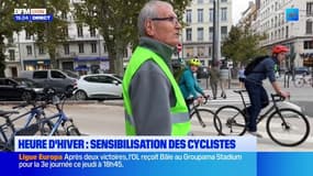 Heure d'hiver : sensibilisation des cyclistes