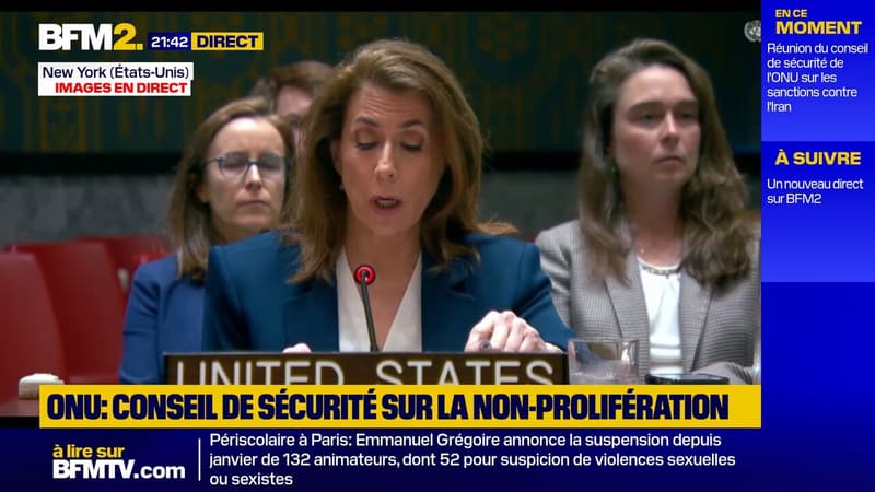 Nucléaire en Iran: Les USA à l'ONU appellent "la Chine et la Russie à cesser de saboter les décisions du Conseil de sécurité"