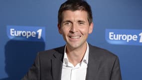 Thomas Sotto en septembre 2013 chez Europe 1, à Paris