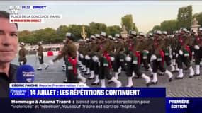 Comment se déroulent les répétitions du défilé militaire du 14-Juillet?