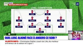 Angers-Lille: la composition du match