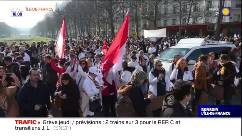 Paris: plusieurs milliers de médecins libéraux manifestent