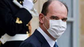 Le Premier ministre Jean Castex à la sortie du palais de l'Elysée le 6 janvier 2021 à Paris