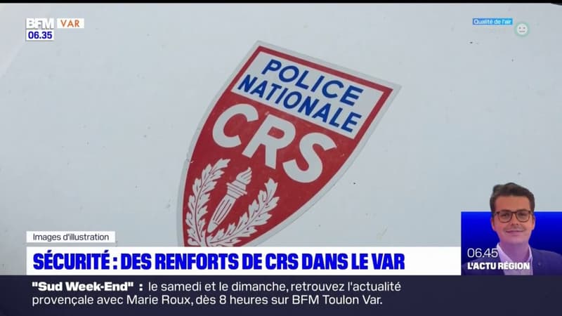 Var: près de 70 CRS arrivés en renfort dans le département