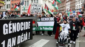 Manifestation pro-palestinienne à Strasbourg, le 5 octobre 2024 (image d'illustration)