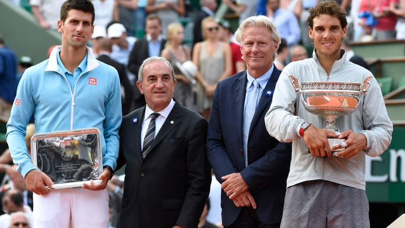 Novak Dkokovic et Rafael Nadal, les deux finalistes de l'édition 2014.