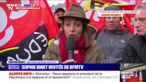 Sophie Binet (CGT): "Pour nous, la vie des Françaises et des Français n'est pas suspendue à l'avis de neuf personnes"