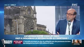Incendie de Notre-Dame: "On ne sait pas quelle charge la structure portante en pierre peut supporter"