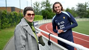 Véronique et Adrien Rabiot en mai 2024