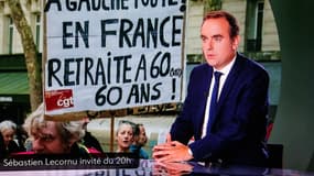 Sébastien Lecornu sur le plateau de France 2, ce mercredi 8 octobre.