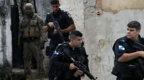 Des policiers brésiliens dans une favela - (Photo d'illustration) Archives AFP