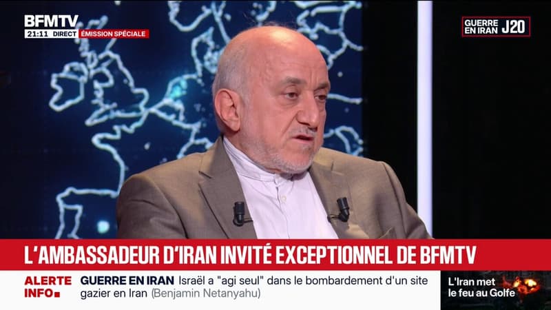 Guerre au Moyen-Orient: Mohammad Amin-Nejad, ambassadeur d’Iran en France, dénonce "une guerre injuste et illégale"