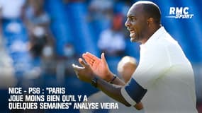 Nice - PSG : "Paris joue moins bien qu'il y a quelques semaines" analyse Vieira