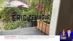 À Nice, la vitrine d'un salon de coiffure portant le nom "Éric Zemmour" vandalisée