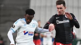 Nkoudou à la lutte avec Laporte
