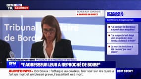 Attaque au couteau à Bordeaux: la procureure de la République évoque une "première altercation hier soir juste avant les faits (...) pour un motif a priori similaire"