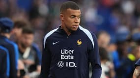 Kylian Mbappé avec l'équipe de France en septembre 2024
