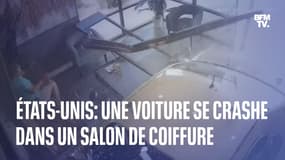 États-Unis: une voiture se crashe dans un salon de coiffure 