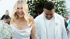 Ronaldo et Celina Locks lors de leur mariage en septembre 2023