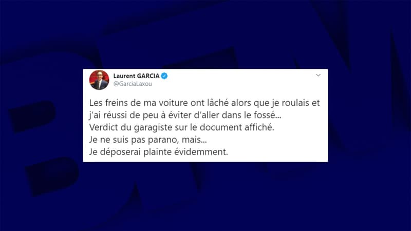Capture Twitter de Laurent Garcia