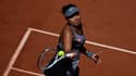 La jouesue japonaise de tennis Naomi Osaka lors de son match contre la Roumaine Patricia Maria Tig lors du premier tour du tournoi de Roland Garros, le 30 mai 2021 à Paris
