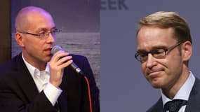 Jörg Asmussen (à gauche) et Jens Weidmann (à droite) vont se livrer un duel à distance