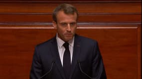 Emmanuel Macron à Versailles
