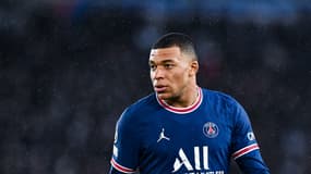 Kylian Mbappé lors de PSG-Real, le 15 février 2022