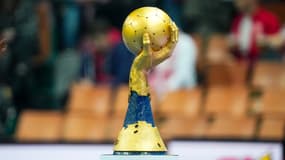 Le trophée du championnat du monde de handball.