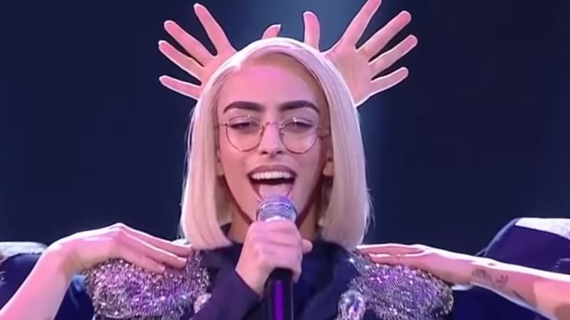 Bilal Hassani lors de Destination Eurovision, samedi 26 janvier
