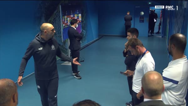 La colère de Tudor dans le tunnel avant OM-Sporting
